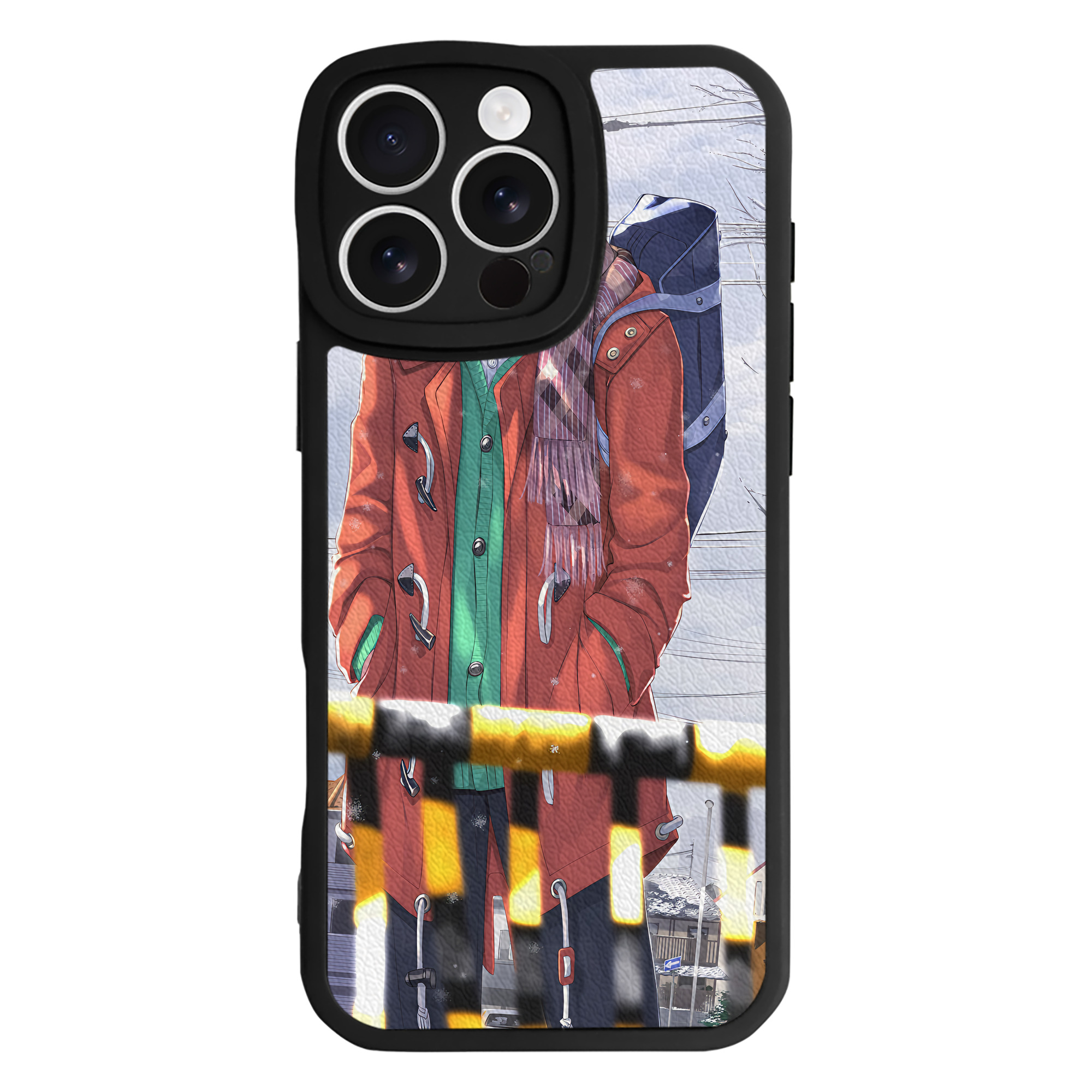 （画像用） ハイキュー!! Haikyu!! 【iPhone 16シリーズ対応】シリコンスマホケース（レザー調） 材質：シリコン